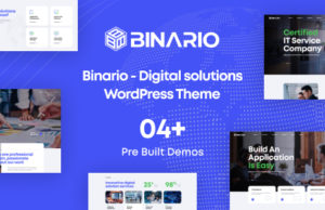 Binario – WordPress-Template für digitale Lösungen