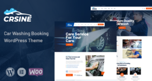 Crsine – WordPress Template für die Buchung von Autowäschen