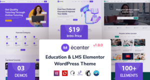 Ecenter – Bildung WordPress-Vorlage