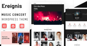 Ereignis – Musikkonzert WordPress Layout