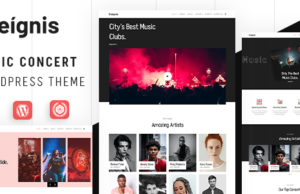 Ereignis – Musikkonzert WordPress Layout