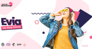 Evia – ein responsives Blog-Vorlage für WordPress