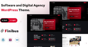 Finibus – WordPress-Template für Software und digitale Agenturen