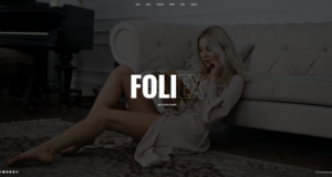 Foliex – WordPress-Thema für ein einseitiges Portfolio
