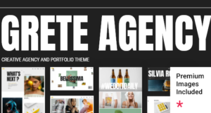Grete – Kreativagentur und Portfolio-Vorlage