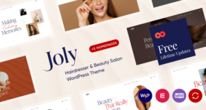 Joly – Friseur & Schönheitssalon WordPress Layout