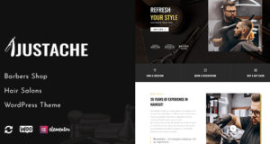 Justache – WordPress-Layout für Friseure und Salons