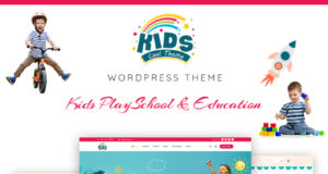 Kidscool – WordPress Template für Kinder, Kinderschule