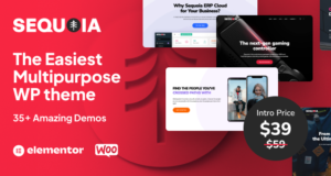 Mammutbaum | Elementor Landing Page WordPress-Vorlage