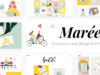 Marée - Illustrations- und Design-Portfolio-Thema