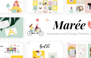 Marée – Illustrations- und Design-Portfolio-Thema