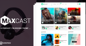 MaxCast – Ein WordPress-Podcasting- und Blogging-Thema