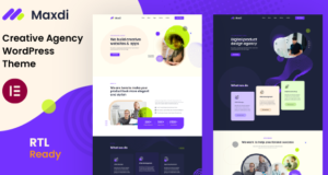 Maxdi – WordPress-Thema für Kreativagenturen