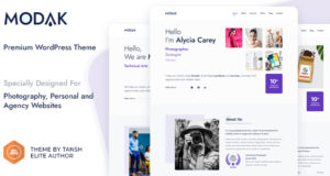 Modak – Einseitiges WordPress-Template