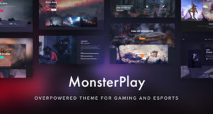 MonsterPlay – OverPowered Template für Gaming und eSports