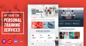 NanoFit – WP-Vorlage für Personal Training Services