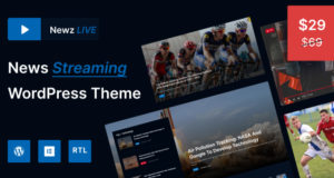 Newz LIVE – Nachrichten-Streaming-WordPress-Vorlage