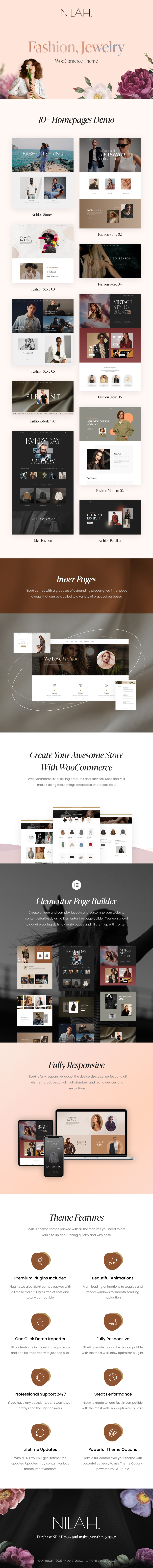 Nilah - WooCommerce-Theme für Mode, Schmuck
