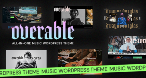 Overable – Professionelles Musik-WordPress-Thema