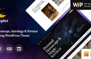 Prophet – WordPress-Layout für Horoskop, Astrologie und Wahrsagen