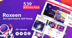 Roxeen | Persönliches, leichtes WordPress-Vorlage