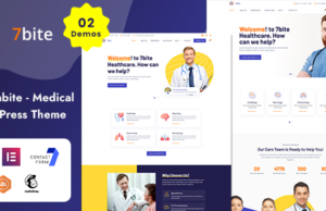 Sevenbite – WordPress-Template für Gesundheit und Medizin