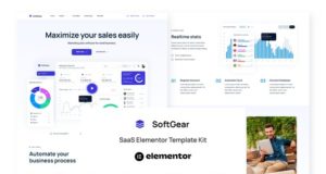 SoftGear – SaaS-Elementor-Vorlagenkit
