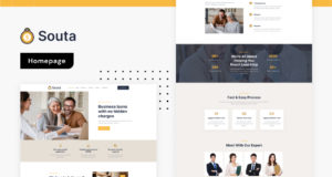 Souta – Banking & Business Loan Elementor Template Kit