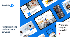 SturdyFix – Layout für Handwerker- und Wartungsdienste