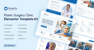 Surgeria – Klinik für plastische Chirurgie Elementor Template Kit