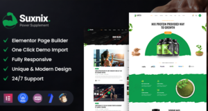 Suxnix – WordPress-Thema für Gesundheitsergänzung