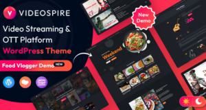 Videospire – Video-Blog/Vlog-Streaming & OTT-Plattform WordPress-Layout