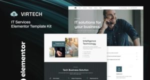 VirTech – Elementor-Vorlagenkit für IT-Services