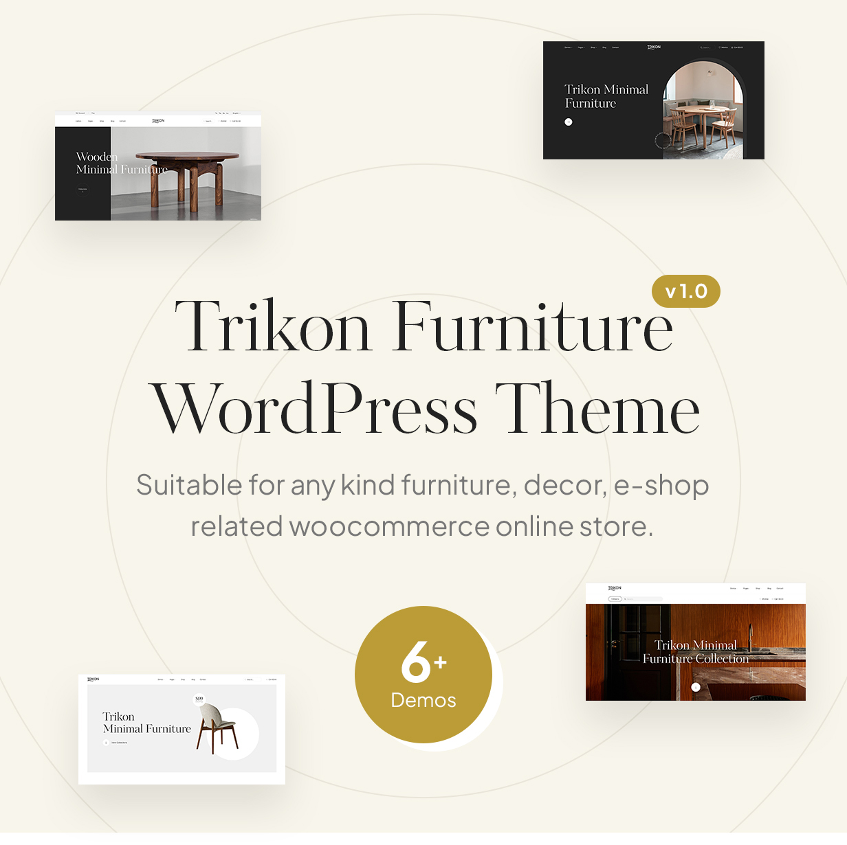 Trikon - WooCommerce-Theme für Mehrzweckmöbel - 1