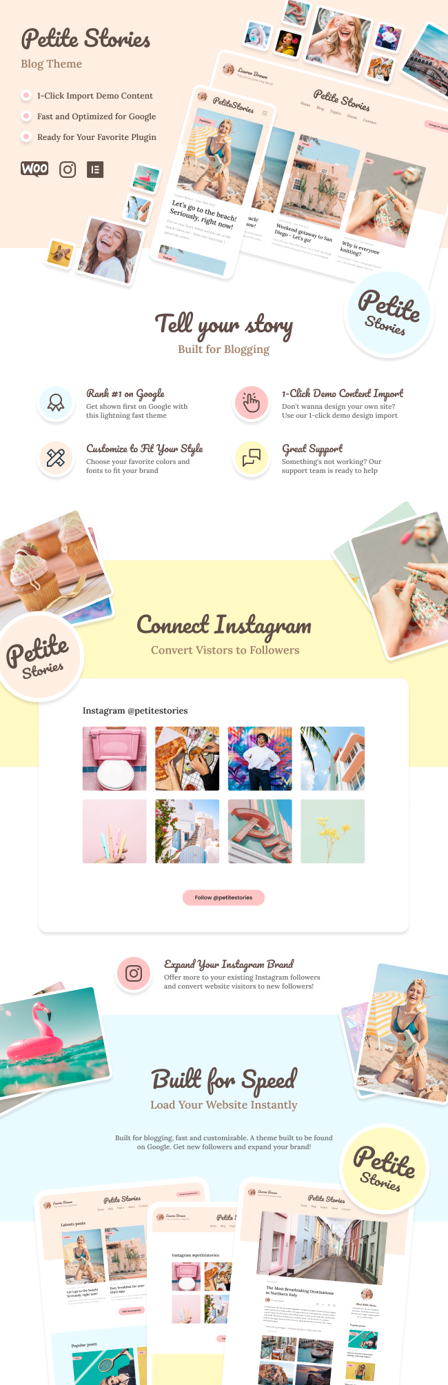 Petite Stories - Persönliches Blog-Theme für Influencer - 1