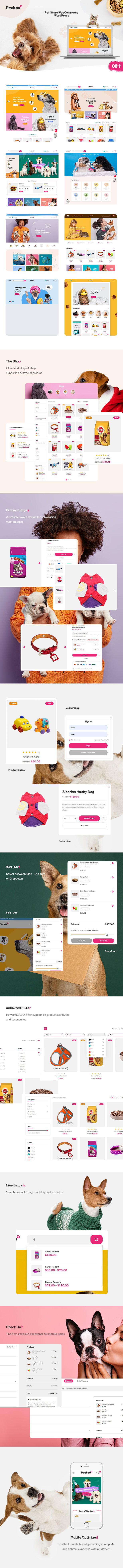 Peeboo – WooCommerce-WordPress-Theme für Tierhandlungen – 2