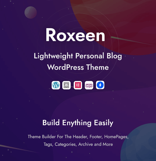 Roxeen |  Persönliches, leichtes WordPress-Theme