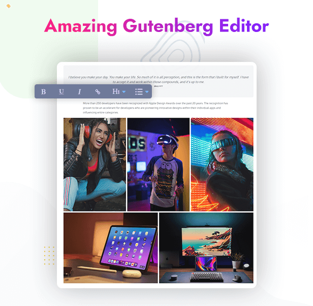 Roxeen |  Persönliches, leichtes WordPress-Theme