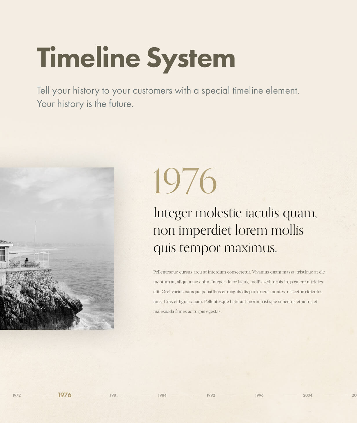 Timeline-System