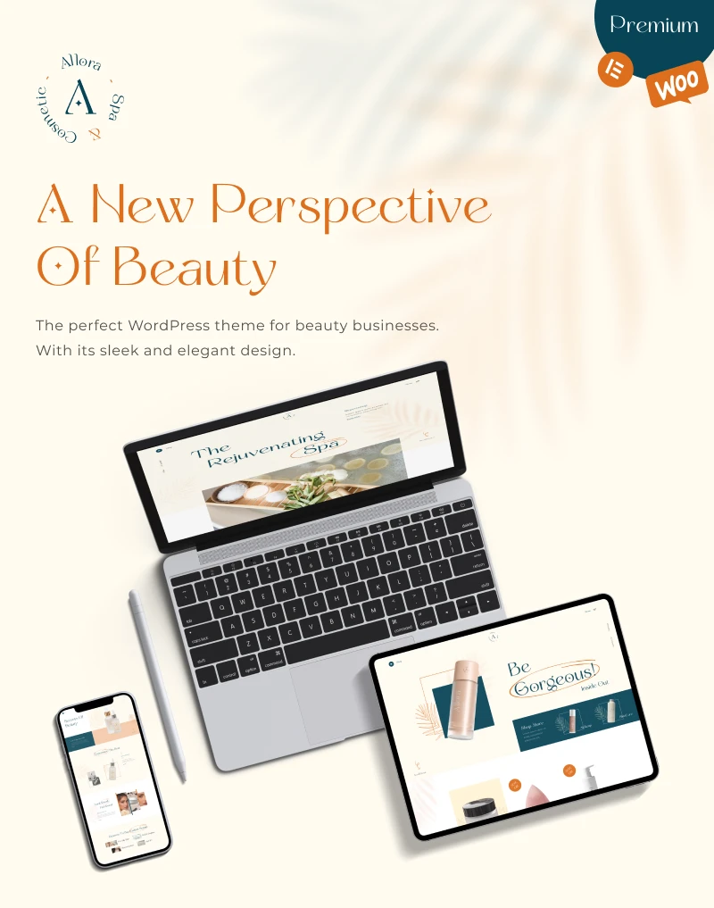 Allora – Beauty Spa & Kosmetik WordPress Theme – 1