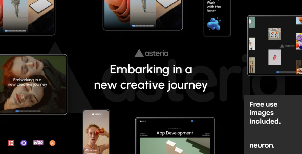 Asteria - Creative Portfolio WordPress Layout