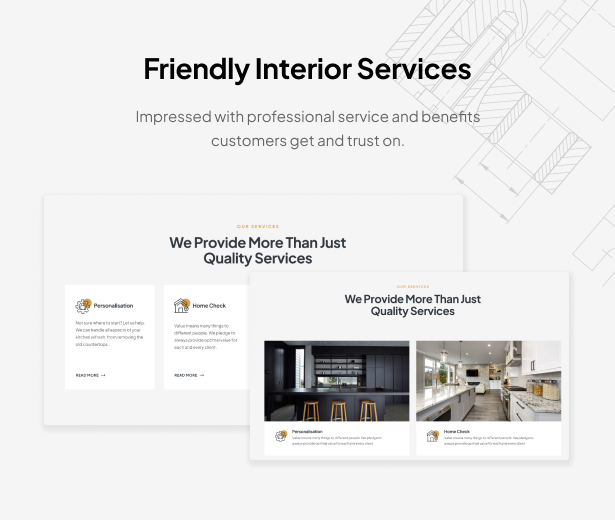 Kitchor Interior Design WordPress-Thema