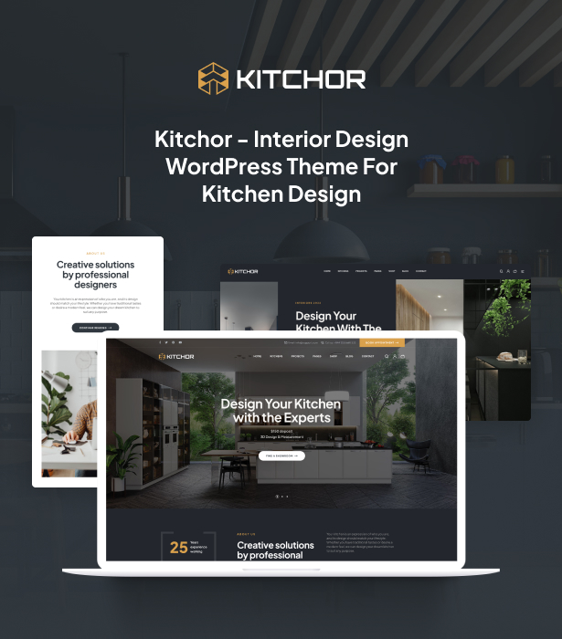Kitchor Interior Design WordPress-Theme