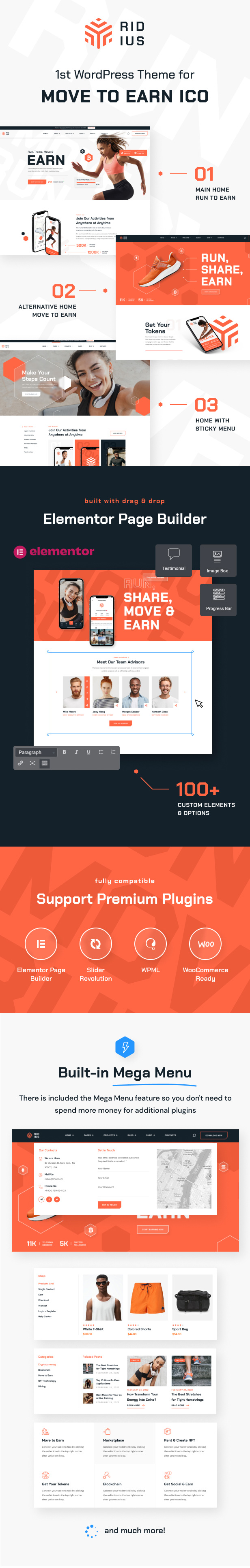 Ridius - Startup & Technologie WordPress Theme - 1