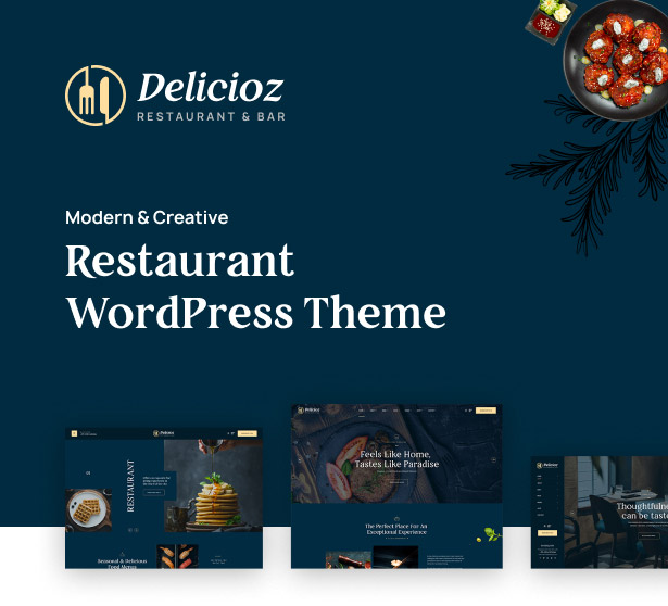 Delicioz Restaurant WordPress-Theme