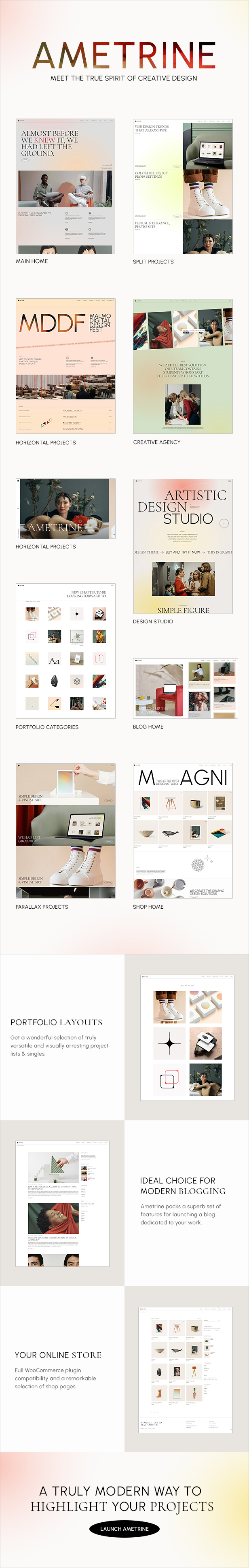 Ametrine - Modernes kreatives Thema - 2