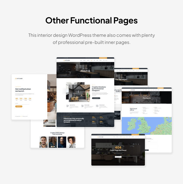 Kitchor Interior Design WordPress-Thema