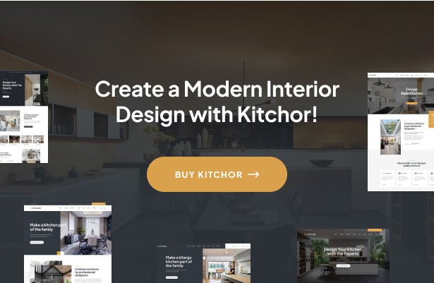 Kitchor Interior Design WordPress-Thema