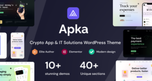 Apka – WordPress-Thema für Krypto-Apps und IT-Lösungen