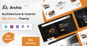 Archix – WordPress-Layout für Architektur und Innenarchitektur